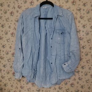 Jane + delan denim button down